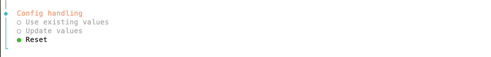 如果之前安装过，这里选择重置，如果第一次安装，就没有这一步